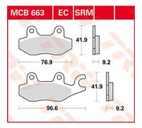 TRW MCB663EC Brake pad set