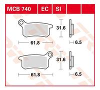 TRW MCB740EC Brake pad set
