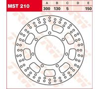 TRW Lucas Brake Discs MST210,DIAM.300MM,FIXED