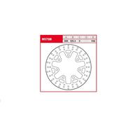Trw Brake Rotor Fixed Round For Harley Davidson FLHRXS 1868 2007-2024 MST508