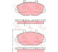 TRW Brake Pads (Front) (R90) - GDB1573