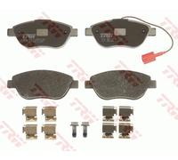 Brake Pads Set fits FIAT QUBO 225 1.3D Front 2010 on TRW 77363958 5741585 New