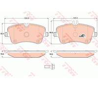 TRW Brake Pad Set GDB1413 - Disc Brake for Mercedes-Benz C-Class, CLK, SLK
