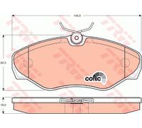 TRW GDB1478 Brake pad set