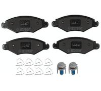 TRW Brake Pad Set GDB1500 - Set of 4 for Peugeot 206 Hatchback (1998-2012) Front Axle