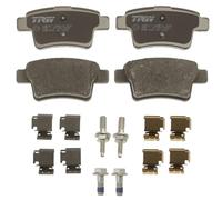 TRW Brake Pad Set GDB1692 - Set of 4 - Rear Axle - for Citroen C4 Grand Picasso I (2006-2013)