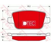 Brake pads GDB1732DTE TRW for FORD VOLVO