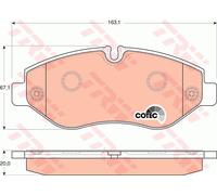 TRW GDB1747 Brake pad set