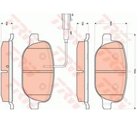TRW BRAKE PADS (REAR) (R90) - GDB1851