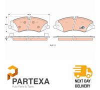 TRW GDB1898 Brake Pad Set For Disc Front Fits Land Rover Defender Discovery