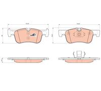 2x ✅Fits TRW GDB1935 HAM PADS. ⭐UK Seller⭐