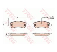 Brake pads GDB2068 TRW for FIAT PEUGEOT CITROËN
