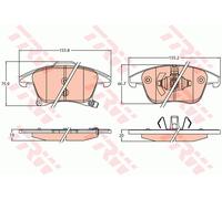 TRW GDB2092 Brake Pad Set, disc brake for FORD,FORD AUSTRALIA