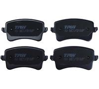 TRW GDB2107 Brake Pad Set of 4 Compatible for Audi A4 Saloon (8K2, B8) 2007-2015 Rear Axle and Other Vehicles