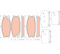 TRW GDB3423 Brake pad set