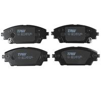 TRW GDB3592 Brake Pad Set of 4 Compatible for Mazda 3 (BM, BN) 2013-2019 Front Axle and Other Vehicles