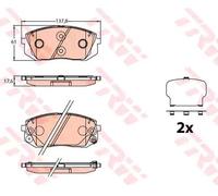 Fits TRW GDB3640 HAM PADS. FRONT WITH ACOUSTIC SENSOR GR.17.5 ⭐UK Stock⭐