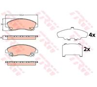 New Brake Pad Set, disc brake MK530582