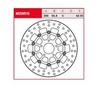 Motorcycle Brake Disc 300mm MSW510 TRW Set Genuine Top Quality Guaranteed New