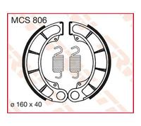 Trw Honda Cb 500 94 Rear Brake Shoe Black