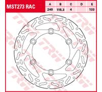 TRW Lucas Brake disc MST273RAC, rigid