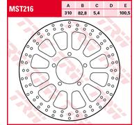 TRW Lucas Brake Discs MST 216, FIXED
