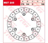 TRW Lucas Brake Discs MST205,DIAM.276MM,FIXED