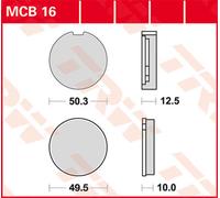 TRW Lucas Brake lining MCB16