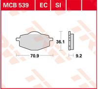 TRW Lucas Brake lining MCB539