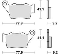 TRW LUCAS BRAKE PADS KH208 ORGANIC APRILIA PEGASO 650 01-10, ETV 1200 CAPONORD 1