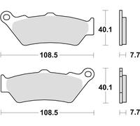 TRW LUCAS BRAKE PADS KH209 KH209/2 SINTER STREET APRILIA PEGASO 650 97-10 ETV 10
