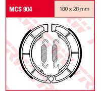 TRW Automotive AfterMarket MCS904 Motorcycle Brake Shoes