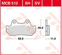 TRW Lucas MCB512 brake pad