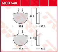 TRW Lucas MCB548 brake pad