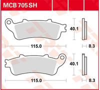 TRW Lucas MCB705SH sintered brake pads