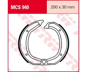 TRW Lucas MCS940 brake shoes