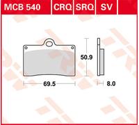 TRW Lucas Racing rubber MCB540CRQ