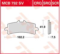 TRW Lucas Racing rubber MCB792CRQ