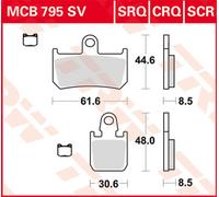 TRW Lucas Racing rubber MCB795CRQ