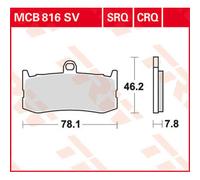 TRW Lucas Racing surface MCB816SRQ