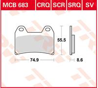 TRW Lucas Sintered lining MCB683SV