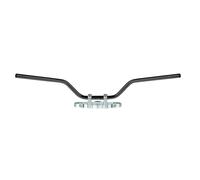 TRW Lucas Steel handlebar 22mm Classic high, black, black