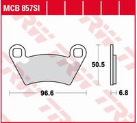 TRW LUCAS ZF BRAKE PADS KH354 SINTER OFFROAD POLARIS RANGER 700 4X4/6X4/6X6 '06-