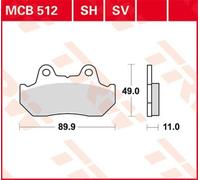TRW MCB512 Brake pad set