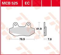 TRW MCB525EC Brake pad set