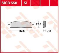 TRW MCB558SI Brake pad set