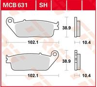 TRW MCB631 Brake pad set