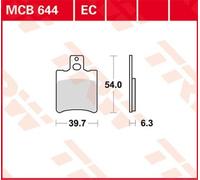 TRW MCB644EC Brake pad set