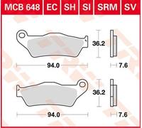 TRW Lucas Sintered lining MCB648SH