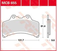 TRW MCB655 Brake pad set